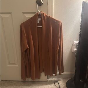 Magaschoni Brown Cardigan Sweater